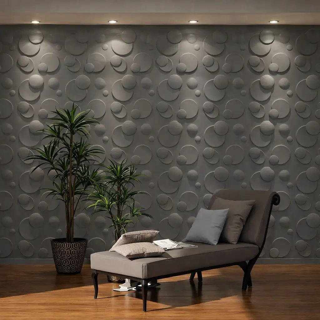 KIT 10 Placas Adesivas 3D Madrid 30x30 – Revestimento de Parede