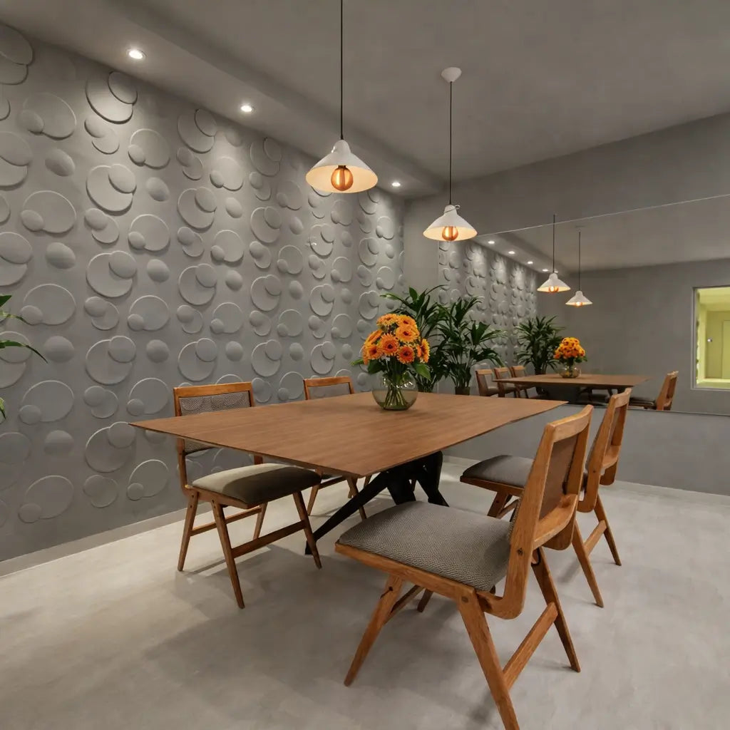 KIT 10 Placas Adesivas 3D Madrid 30x30 – Revestimento de Parede