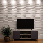 KIT 10 Placas Adesivas 3D Veneza 50x50 – Revestimento de Parede