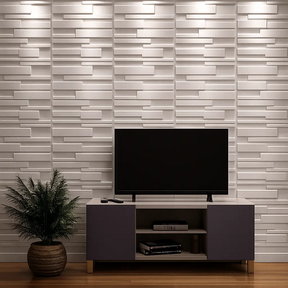 KIT 10 Placas Adesivas 3D Veneza 50x50 – Revestimento de Parede