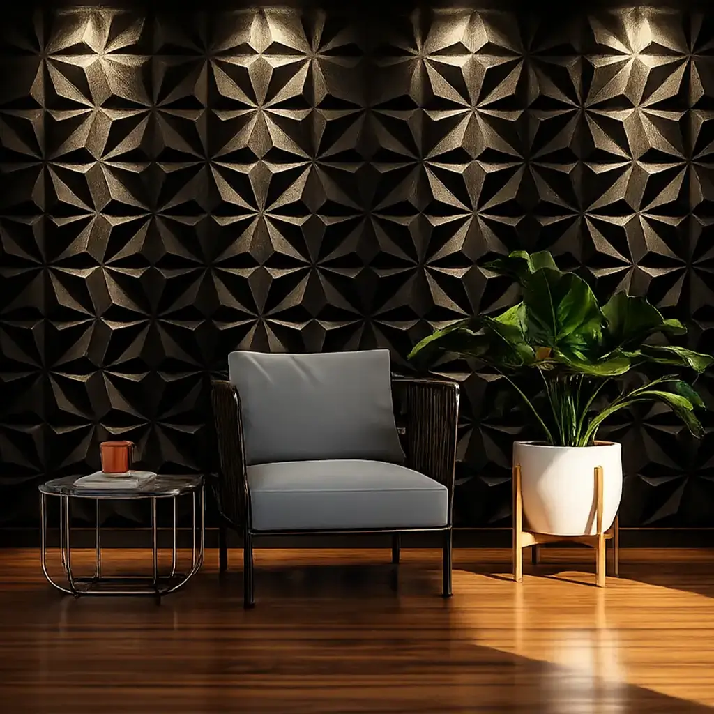 KIT 10 Placas Adesivas 3D London 30x30 – Revestimento de Parede