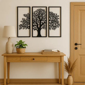 Quadros Vazados Trio da Vida – Feito em Madeira