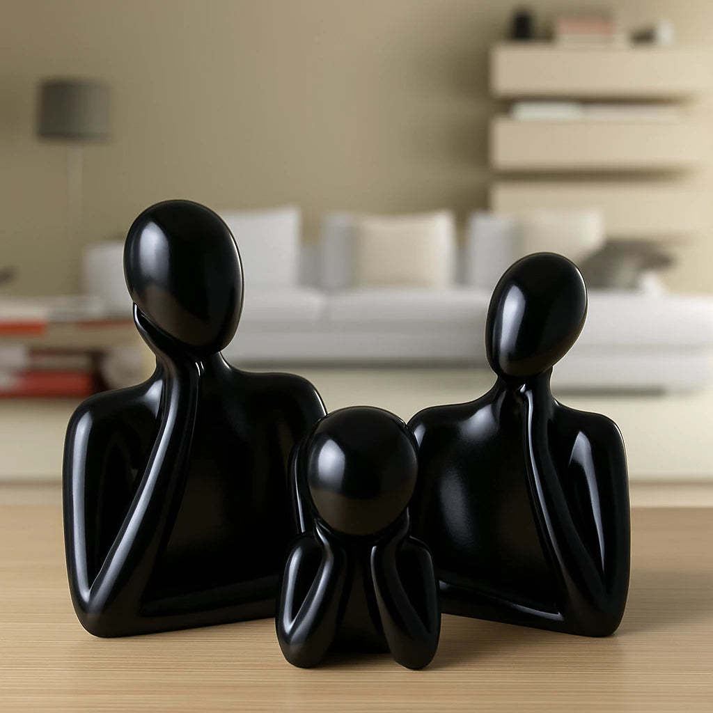 Estatueta Minimalista União da Vida – Feito em Gesso