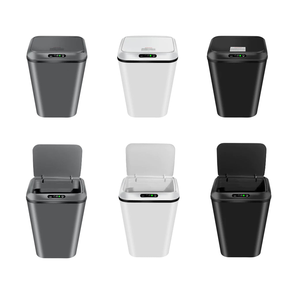 Lixeira Smart com Sensor Abre e Fecha Automático 16L