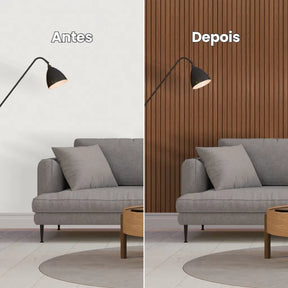 Painel Ripado EVA Flexível Autocolante – Revestimento de Parede