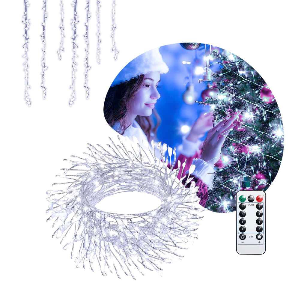 Fio de Fada LED à Prova D'Água com Controle Remoto – 10m ou 20m Bivolt